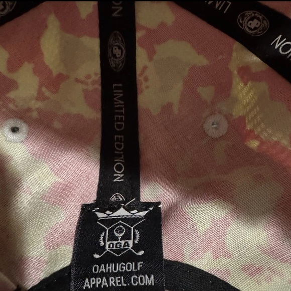 OGA Sunset Oahu Golf Hat Cap SnapBack Hawaii Hawaiian Island Limited Edition - Picture 6 of 7